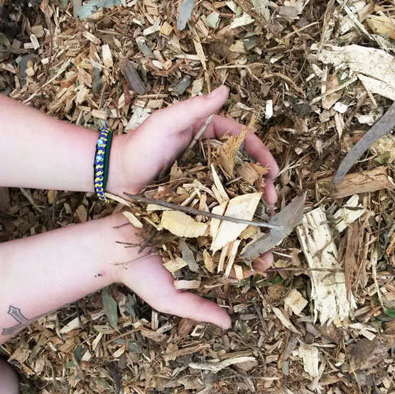 Mulch Mixed Leaf & Wood Chip