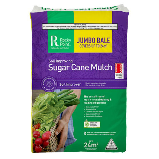 Packaged Mulch Sugar Cane Jumbo Bale (covers approx 24m2)